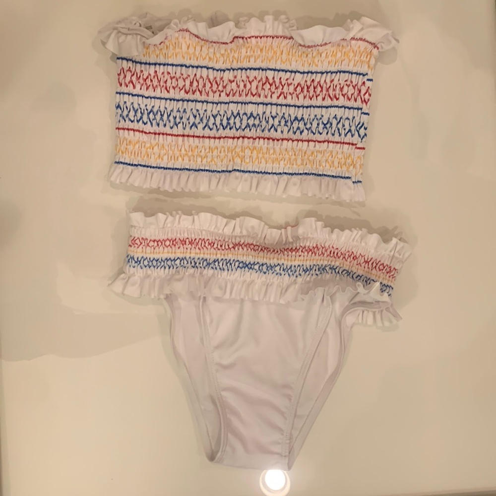 Zaful swim scrunch bandeau top and bottoms